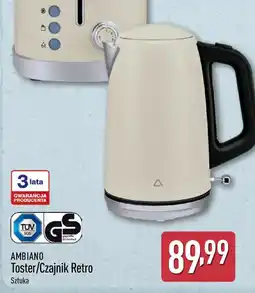 ALDI Ambiano Toster/Czajnik Retro oferta