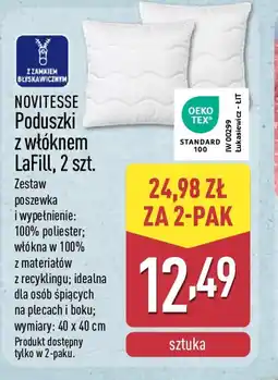 ALDI Novitesse Poduszki z włóknem LaFill oferta