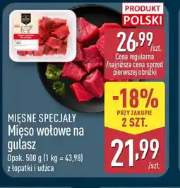 ALDI Mięso wołowe na gulasz oferta