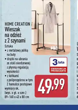 ALDI Home Creation Wieszak na odzież oferta
