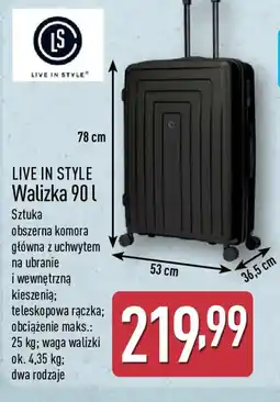 ALDI Live In Style Walizka oferta