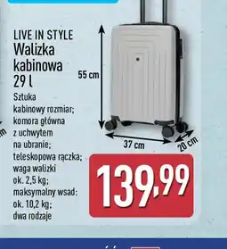 ALDI Live in Style Walizka kabinowa oferta