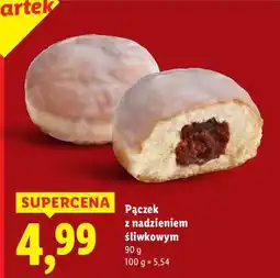 Lidl Pączek z nadzieniem śliwkowym oferta