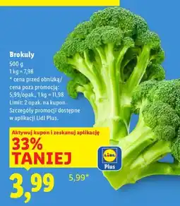 Lidl Brokuły oferta
