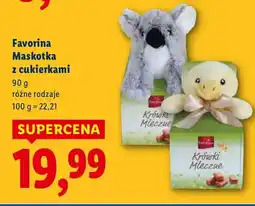 Lidl Maskotka z cukierkami oferta