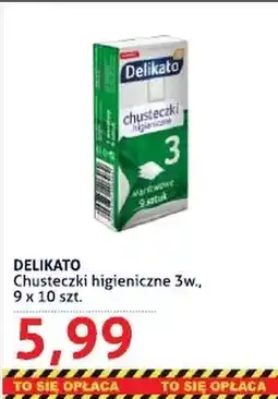 Blue Stop Chusteczki higieniczne Delikato oferta
