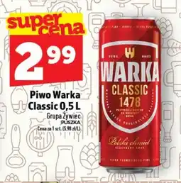 Topaz Piwo Warka oferta