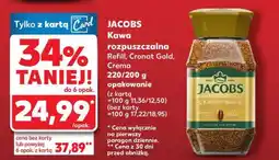 Kaufland JACOBS Kawa rozpuszczalna Refill, Cronat Gold, Crema 220/200 g opakowanie oferta