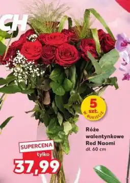 Kaufland Róże walentynkowe Red Naomi oferta