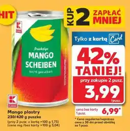 Kaufland Mango plastry oferta