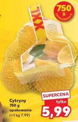 Kaufland Cytryny 750 g opakowanie oferta