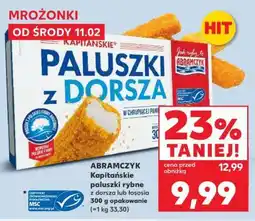 Kaufland ABRAMCZYK Kapitańskie paluszki rybne z dorsza lub łososia oferta