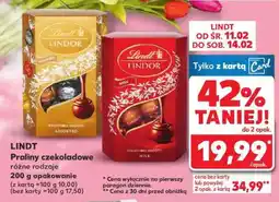 Kaufland LINDT Praliny czekoladowe różne rodzaje oferta