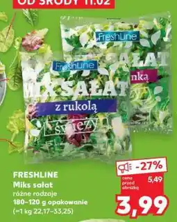Kaufland FRESHLINE Miks sałat oferta