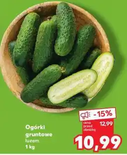 Kaufland Ogórki gruntowe luzem 1 kg oferta