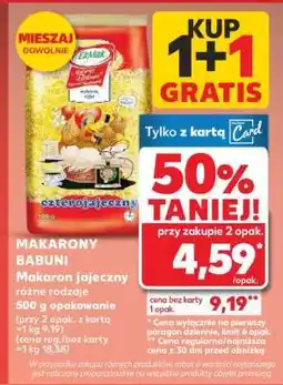 Kaufland MAKARONY BABUNI oferta