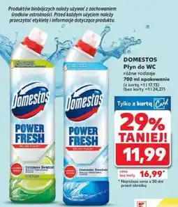 Kaufland DOMESTOS Płyn do WC różne rodzaje oferta
