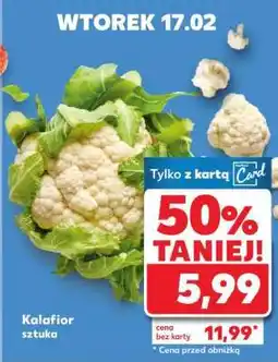 Kaufland Kalafior oferta