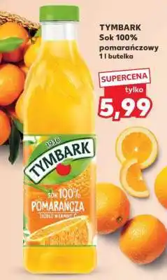 Kaufland TYMBARK Sok 100% pomarańczowy 1 l butelka oferta