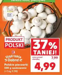 Kaufland Polskie pieczarki 500 g opakowanie oferta