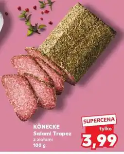 Kaufland KÖNECKE Salami Trapez z ziołami 100 g oferta