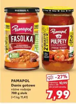 Kaufland PAMAPOL Danie gotowe różne rodzaje 700 g słoik oferta