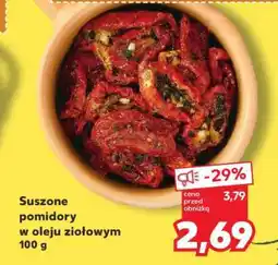Kaufland Suszone pomidory w oleju ziołowym 100 g oferta