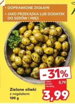 Kaufland Zielone oliwki z migdałami 100 g oferta
