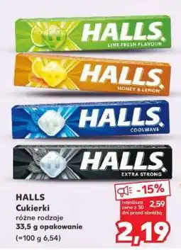 Kaufland HALLS Cukierki oferta
