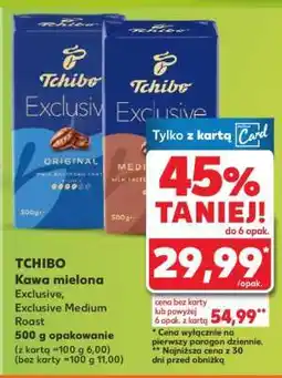 Kaufland TCHIBO Kawa mielona Exclusive, Exclusive Medium Roast oferta