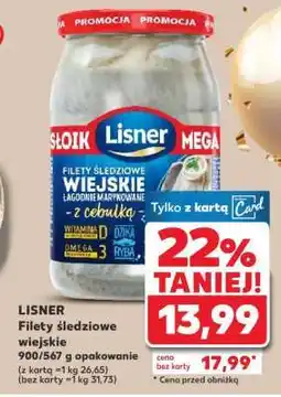Kaufland LISNER Filety śledziowe wiejskie oferta