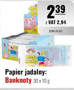Eurocash Papier jadalny: Banknoty oferta