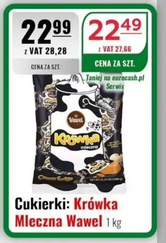 Eurocash Cukierki: Krówka Mleczna Wawel oferta