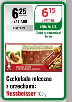 Eurocash Czekolada mleczna z orzechami: Nussbeisser oferta
