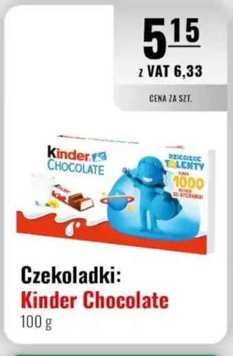 Eurocash Czekoladki: Kinder Chocolate oferta