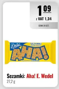 Eurocash Sezamki: Aha! E. Wedel oferta