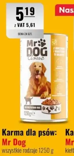 Eurocash Karma dla psów: Mr Dog oferta