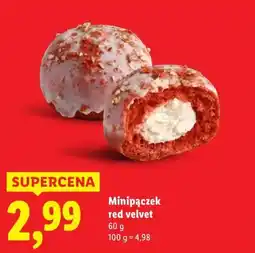 Lidl Minipączek red velvet oferta