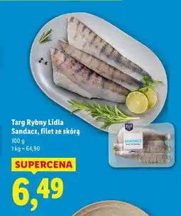 Lidl Sandacz, filet ze skórą (Targ Rybny Lidla) oferta