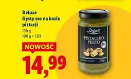 Lidl Deluxe Gęsty sos na bazie pistacji (Pistachio Pesto) oferta