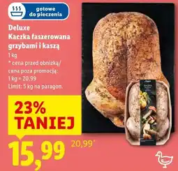 Lidl Kaczka faszerowana grzybami i kaszą oferta