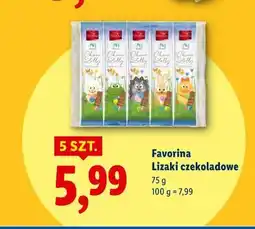 Lidl Favorina Lizaki czekoladowe oferta