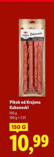 Lidl Pikok od Krajana Kabanoski oferta