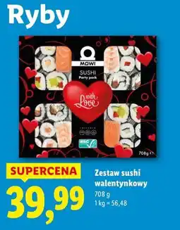 Lidl Zestaw sushi walentynkowy oferta