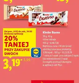 Lidl Kinder Bueno oferta