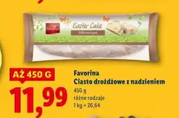 Lidl Favorina Ciasto drożdżowe z nadzieniem oferta
