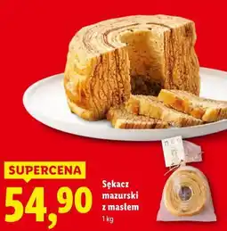 Lidl Sękacz mazurski z masłem oferta