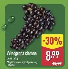 ALDI Winogrona ciemne (Dark Grapes) per kg oferta