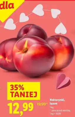 Lidl Nektarynki, luzem oferta