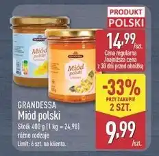 ALDI Grandessa Miód polski oferta